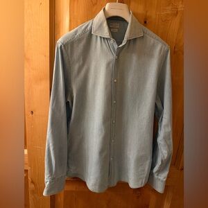 Brunello Cucinelli Sky Blue Casual Shirt